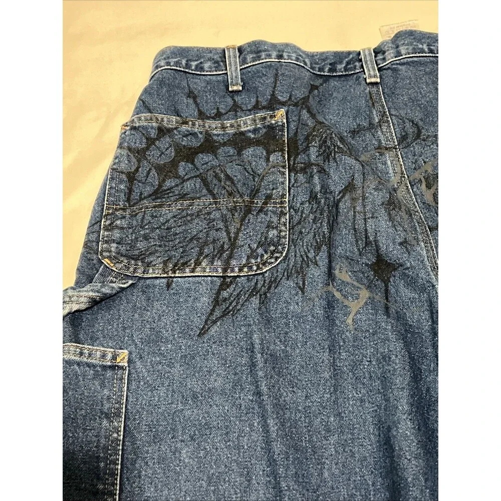 Carhartt Reworked Jeans Split Panel Two Tone Denim Custom Streetwear Thrashed